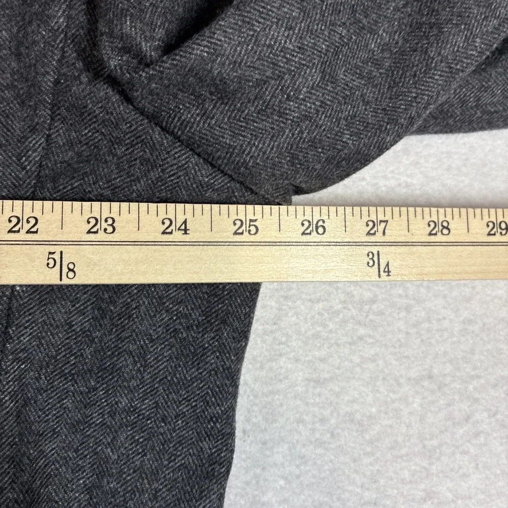 Combatant Gentlemen Charcoal Gray Tollegno 1900 Wool Blazer Mens 50R Slim